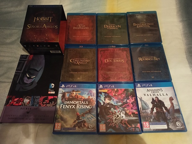 Películas, videojuegos y libro (Regalos de cumpleaños)