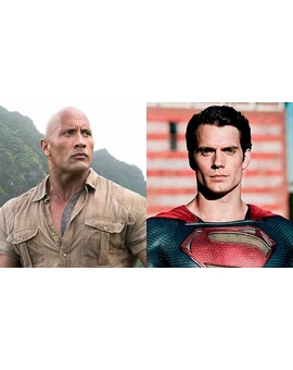 Dwayne Johnson interesado en producir Man of Steel 2 con Henry Cavill