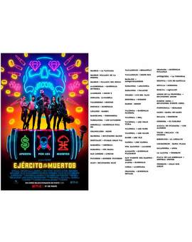 Ya sabemos los cines españoles donde podrá verse El Ejército de los Muertos