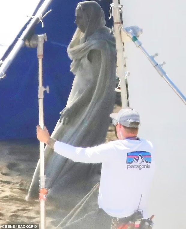 Christian Bale como el Carnicero de dioses en el set de Thor 4