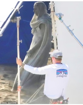 Christian Bale como el Carnicero de dioses en el set de Thor 4