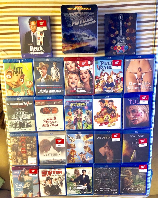 Mi Black Friday 2018 1/2 (FNAC + ECI + MEDIAMARKT). Pelis Blu-ray