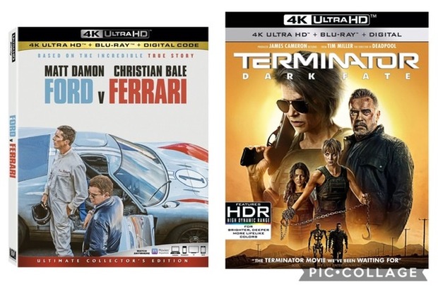 ¿Saldrán en 4K Lemans 66 y Terminator Destino Oscuro?