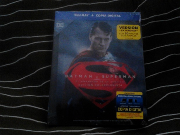 Por fin me ha llegado el digibook de "Batman v Superman" 