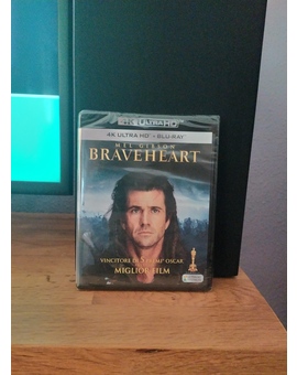Hoy me ha llegado "Braveheart" 4K UHD edición italiana con audio y subtitulos en castellano