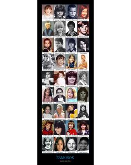 Famosos de pequeños.