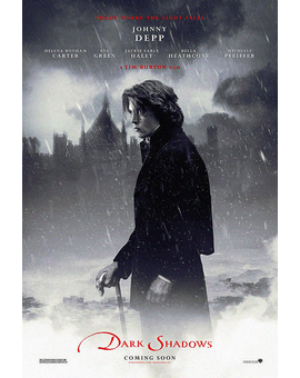 Cartel e imagenes de DARK SHADOWS de Tim Burton con Johnny Depp