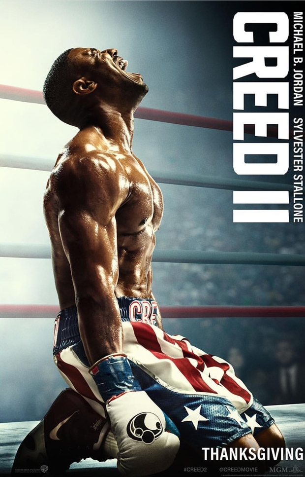 Nuevo póster de "Creed II". Mañana, tráiler.