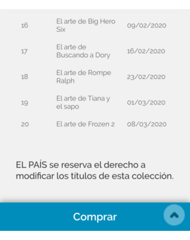 Confirmadas las nuevas entregas de El Arte de Disney de El País