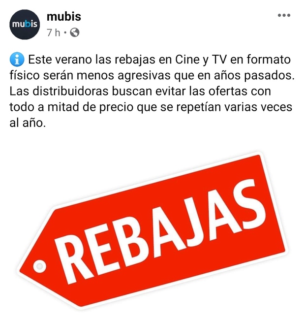 Información de Mubis en RRSS 