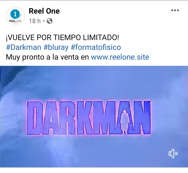 Vuelve Darkman por tiempo limitado 