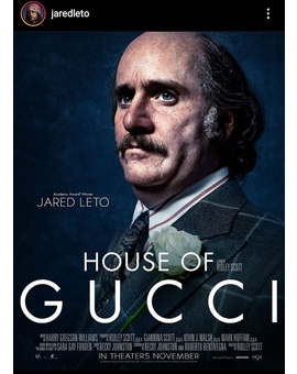 Impresionante transformación de Jared Leto en 'House of Gucci' 