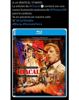 Fecha de lanzamiento oficial de 'Chacal' 