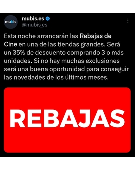 Esta noche empiezan las rebajas, id llenando la cesta ;) 