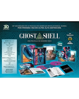 Ghost in the shell por primera vez en 4K 