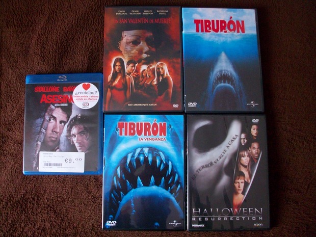 mis ultimas pelis DVD welcome back!!