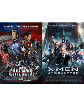 Capitán America Civil War Vs X Men Apocalipsis. ¿Cual os gusto mas?