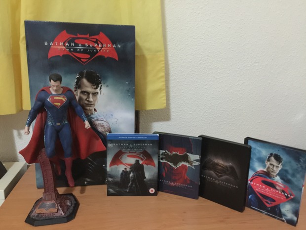 Mis ediciones de Batman v Superman 