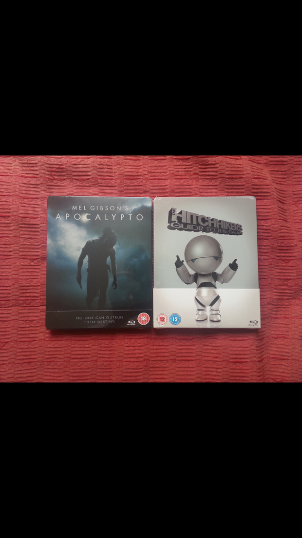 Steels de Apocalypto y La guía del autoestopista galáctico recién llegados de Zavvi!