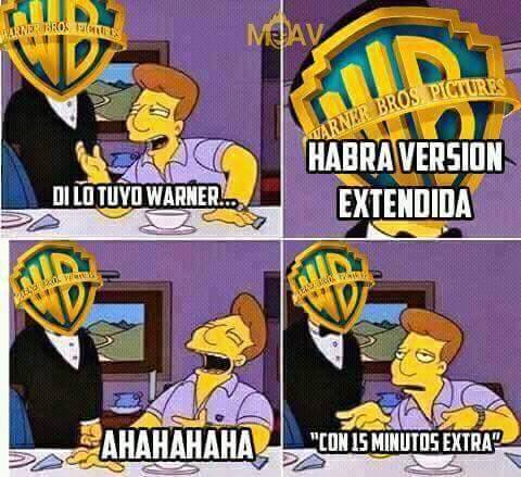 Un poquito de humor cortesía de las ediciones Warner