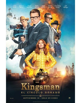 Nuevo póster Kingsman el círculo dorado