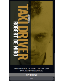 Taxi Driver en UHD 4K en noviembre (USA)
