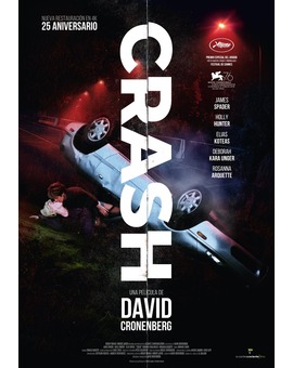 Cartel de "Crash" elaborado por A Contracorriente para el 25° aniversario