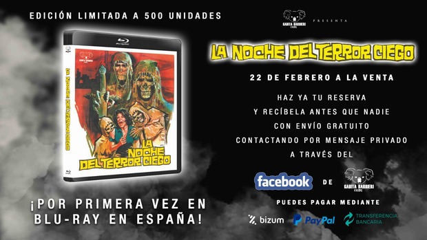 Gabita Barbieri editará 'La noche del terror ciego'.