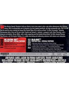 Pulp Fiction con extras fuera de España.