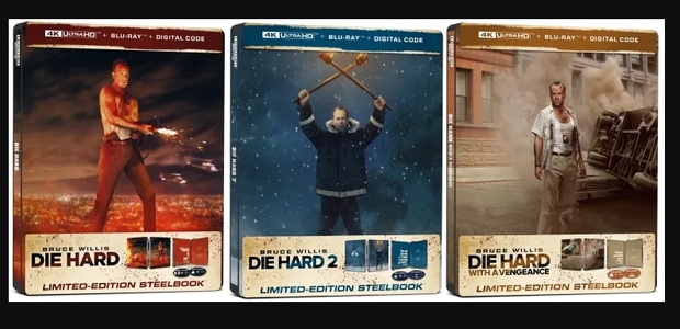 La jungla de cristal 1, 2 y 3 en 4K en Diciembre