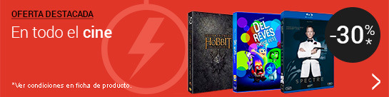 Descuento 30% Cine FNAC 20-21 Enero