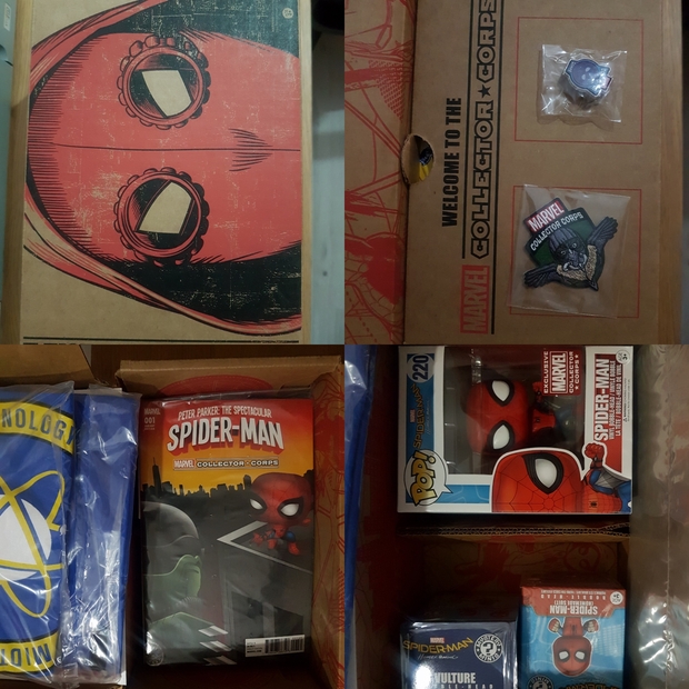 Que maravilla la Marvel Collector Corps de Spider-Man
