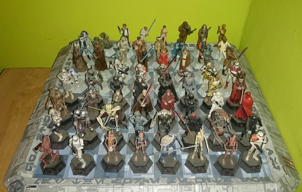 Ajedrez Star Wars. Unas jugadas antes del estreno. 