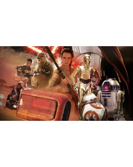 Contempla (STAR WARS, EL DESPERTAR DE LA FUERZA) Antes y Después de los Efectos Especiales. 