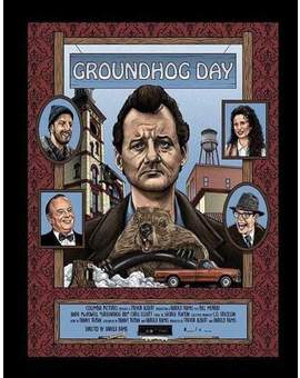 Cartel y GIF de EL DÍA DE LA MARMOTA 