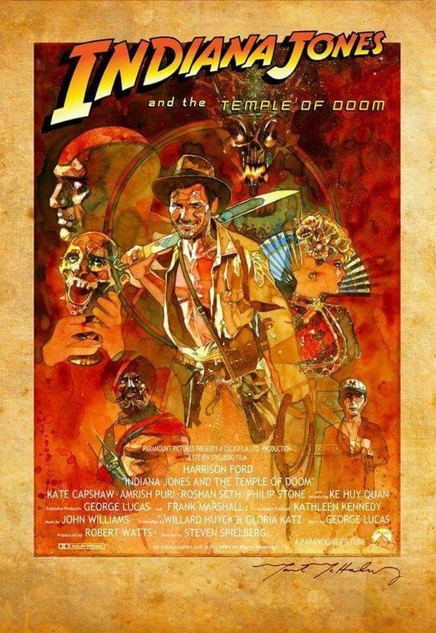Cartel (INDIANA JONES Y EL TEMPLO MALDITO) 