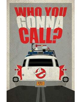 Cartel CAZAFANTASMAS. 