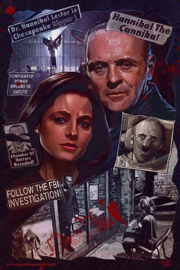 GIF y Cartel de EL SILENCIO DE LOS CORDEROS. 