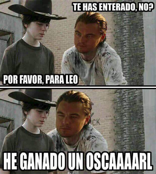 Meme después del Oscar. 