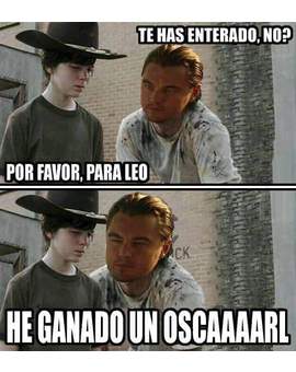 Meme después del Oscar. 