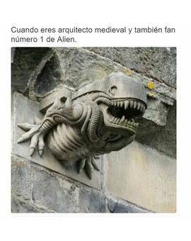 Gárgola Alien. 