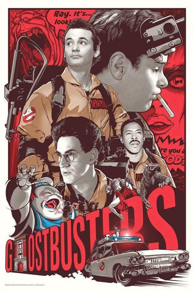 Cartel CAZAFANTASMAS. 