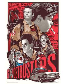 Cartel CAZAFANTASMAS. 