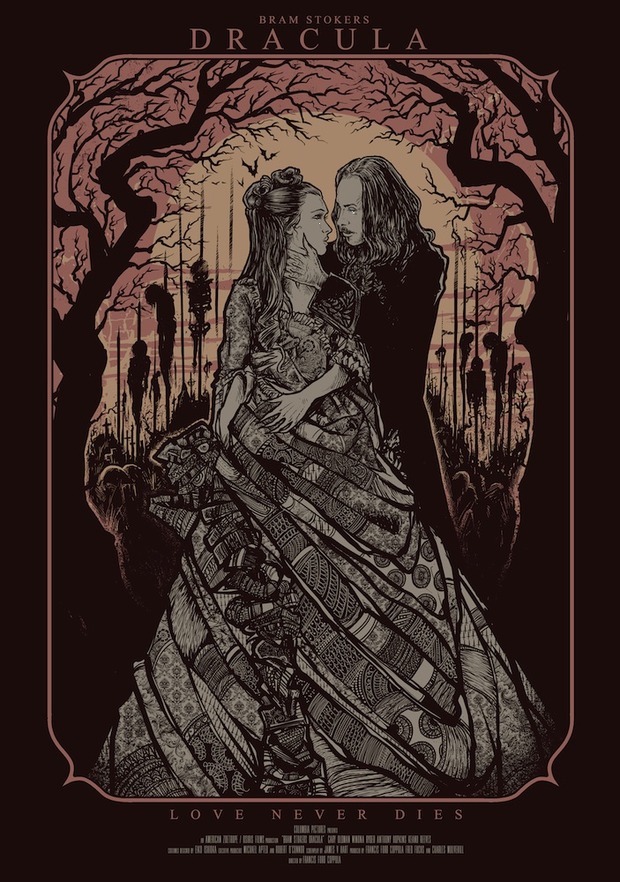 Cartel DRACULA, DE BRAM STOCKER'S. 