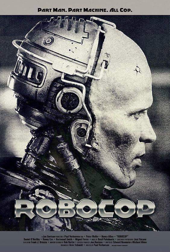 Cartel ROBOCOP. 