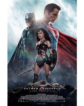Cartel BATMAN vs SUPERMAN y... WONDER WOMAN por Supuesto. 