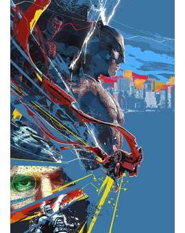 Cartel BATMAN VS SUPERMAN. 