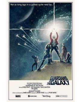Cartel. GUARDIANES DE LA GALAXIA. 