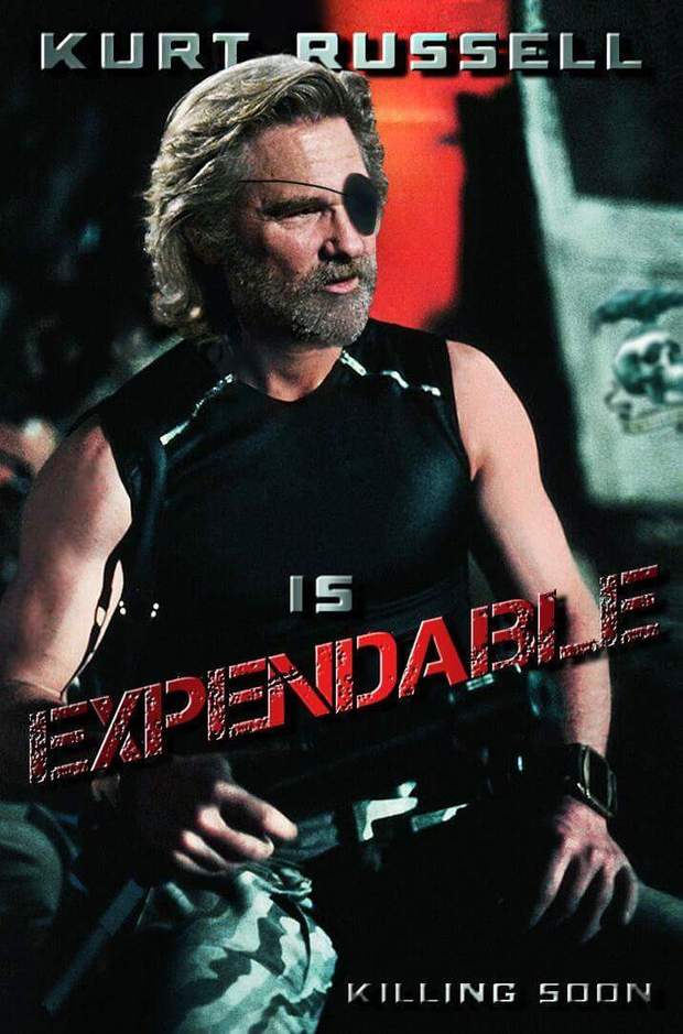 Estará Kurt Russell en LOS MERCENARIOS 4?.