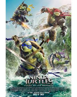 Cartel Final de NINJA TURTLES (Fuera de las Sombras). 